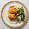 1-Easy Sheet-Pan Chicken and Asparagus with Creamy Olive-Yogurt Sauce